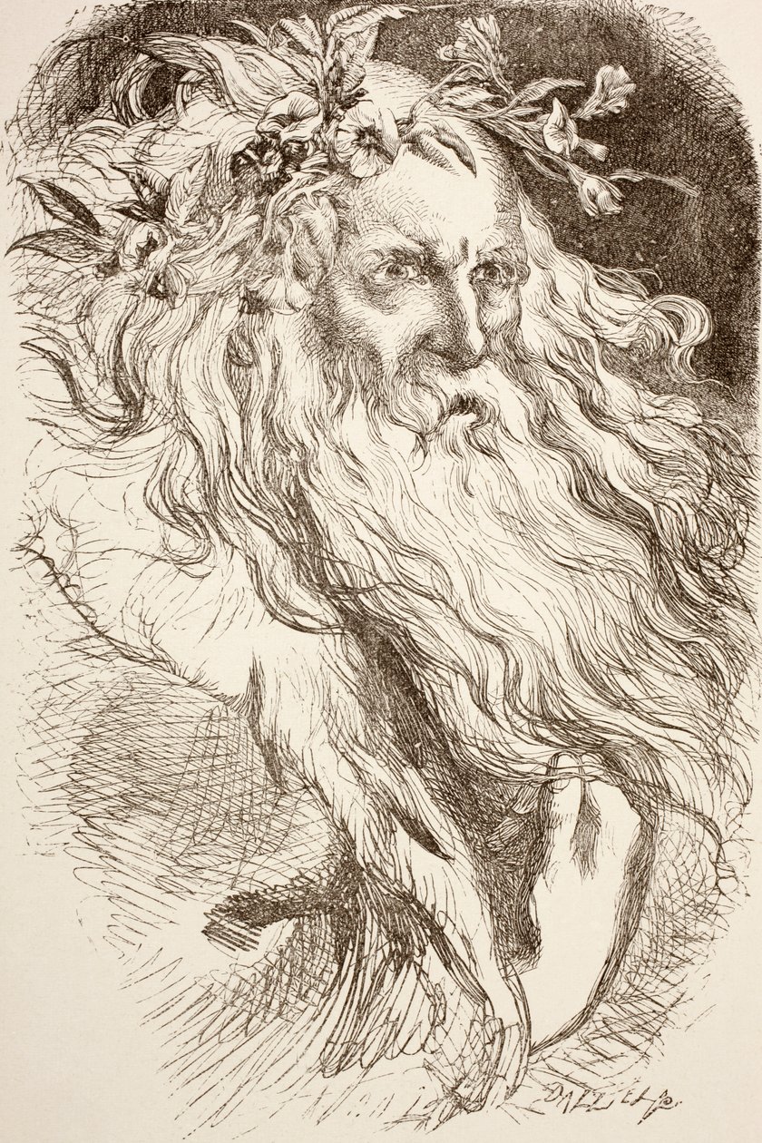 Kong Lear, 1890 af English School