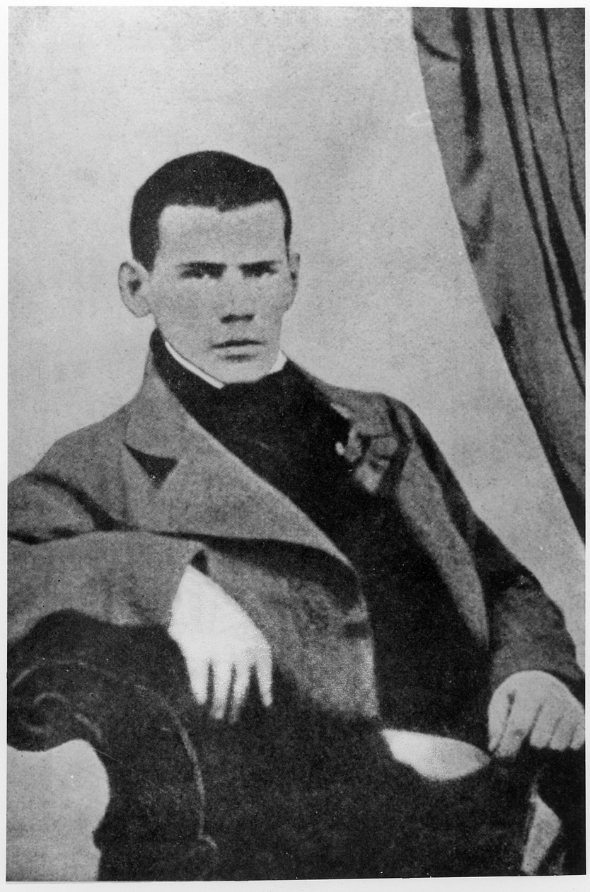 Lev Nikolaevich Tolstoy (1828-1910) som studerende af English School