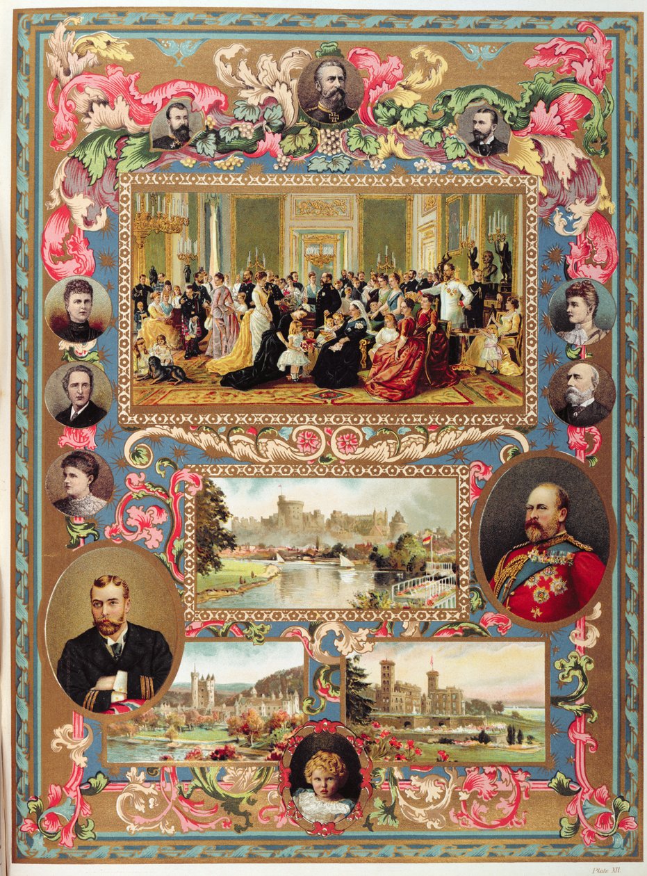 Dronning Victorias liv, fra "The Illustrated London News" jubilæumsudgave af English School