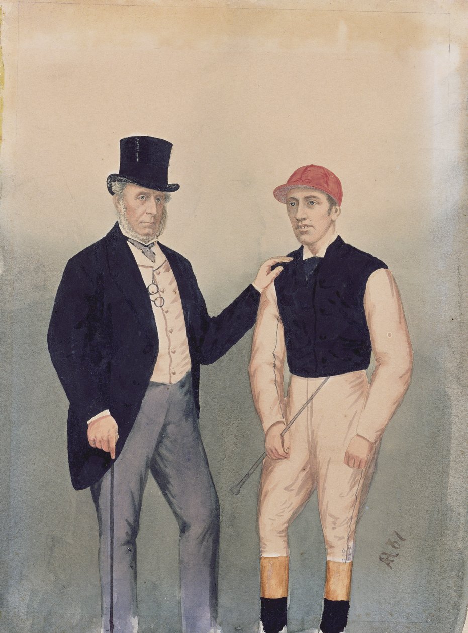 Lord Falmouth og Fred Archer (1857-86) af English School