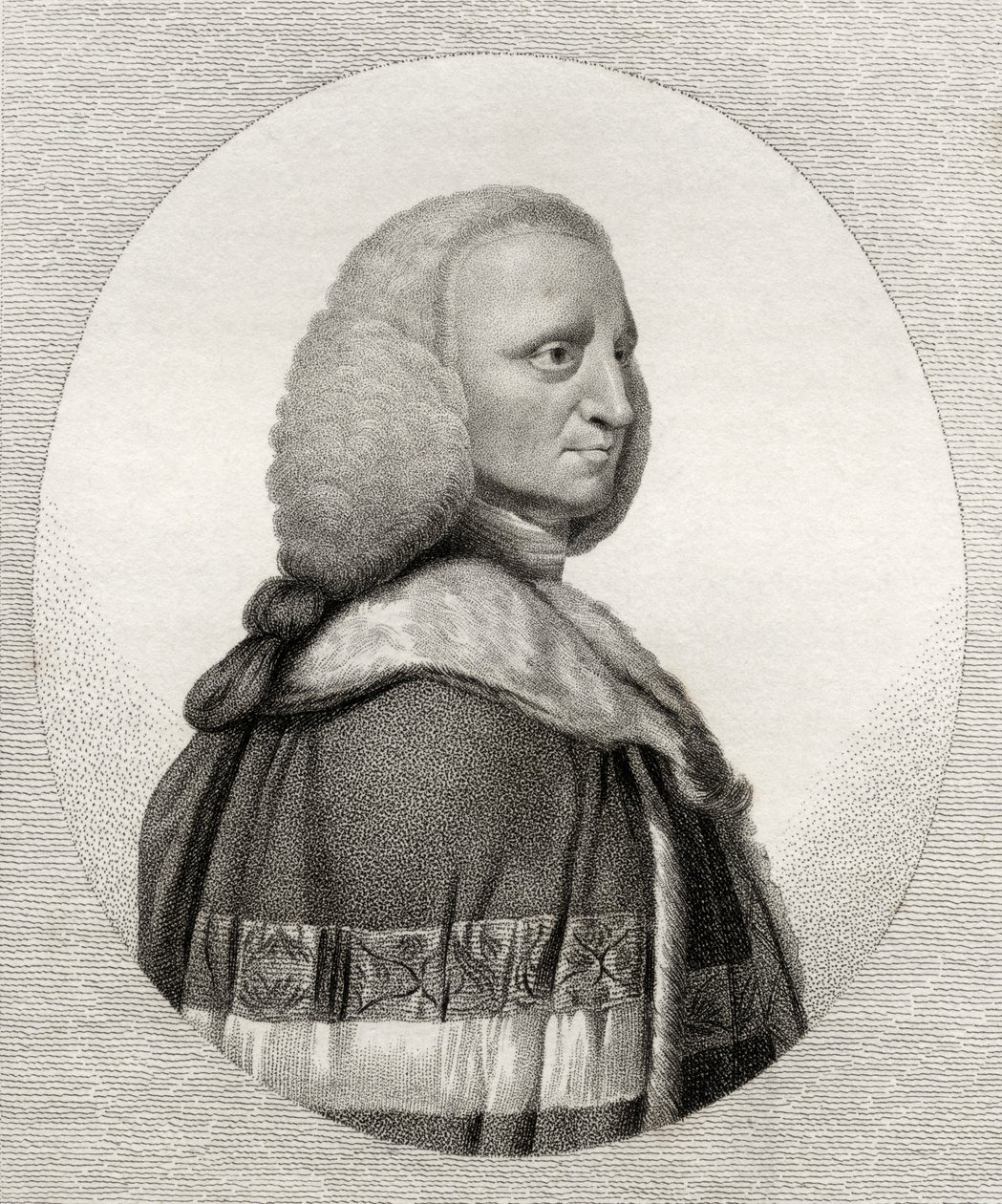 Lord George Lyttleton, graveret af Bocquet, illustration fra 