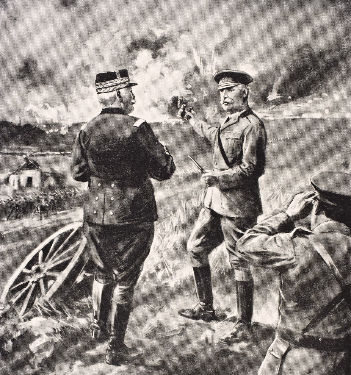 Lord Kitchener og general Joffre på vestfronten, 1915, fra 