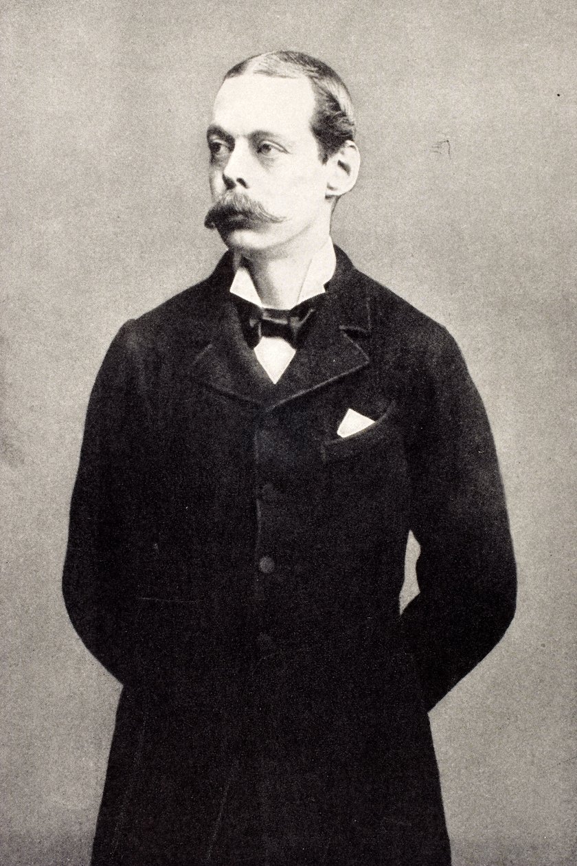 Lord Randolph Churchill, fra "A Roving Commission by Winston S. Churchill", udgivet af Scribner