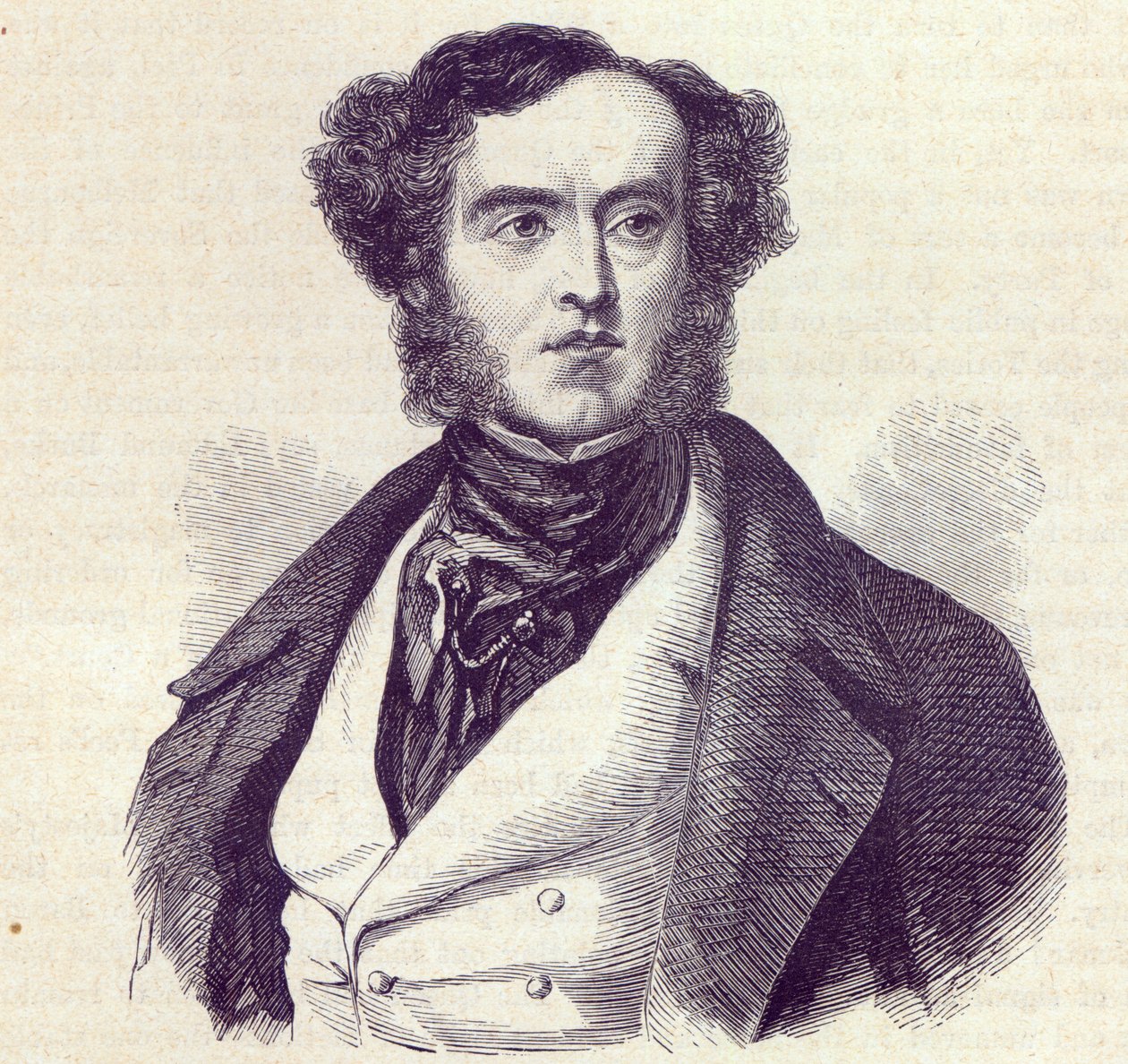 Lord William George Cavendish Bentinck af English School