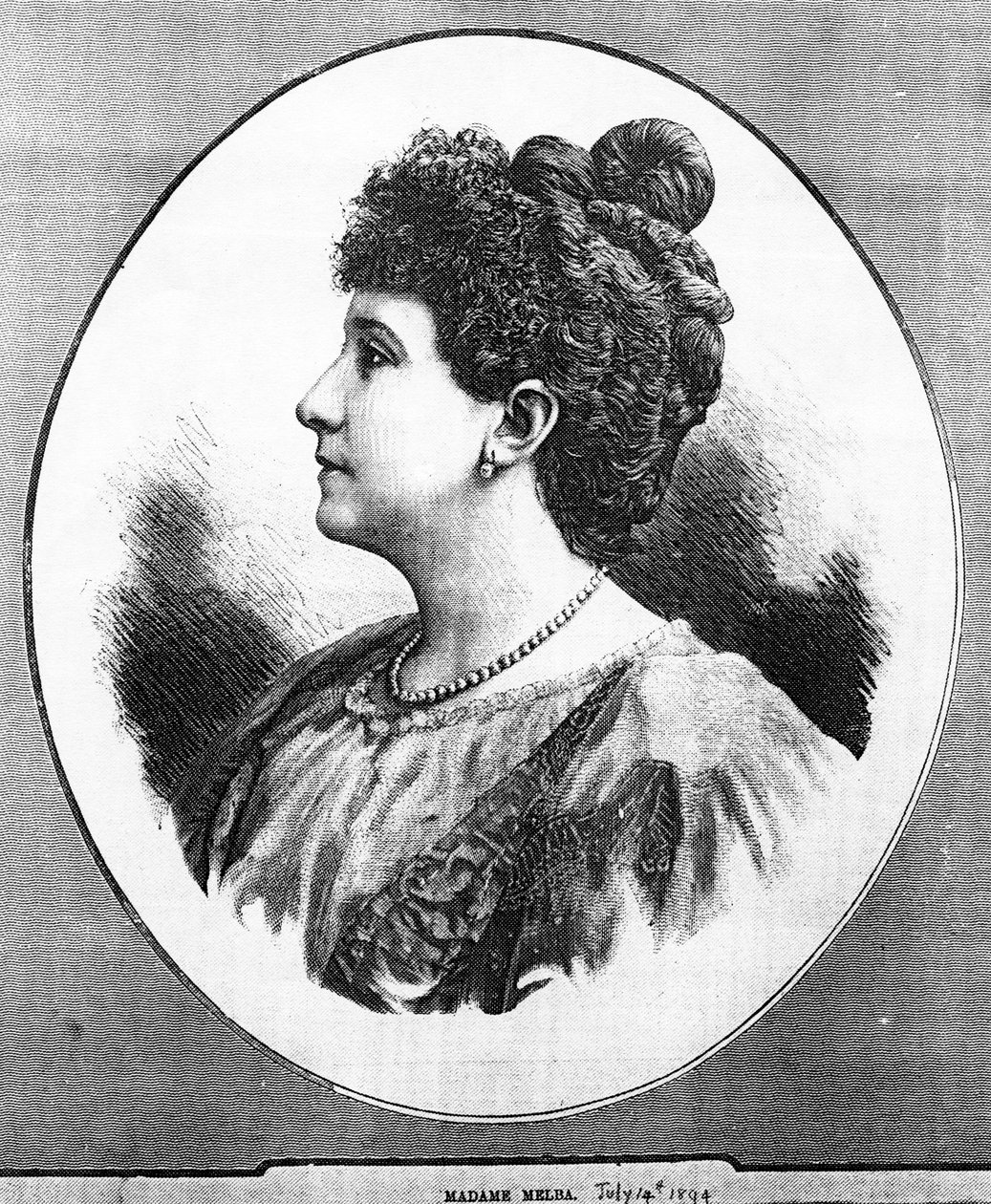 Madame Melba, 1894 af English School
