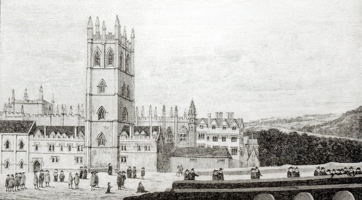 Magdalen College, Oxford i det 17. århundrede af English School