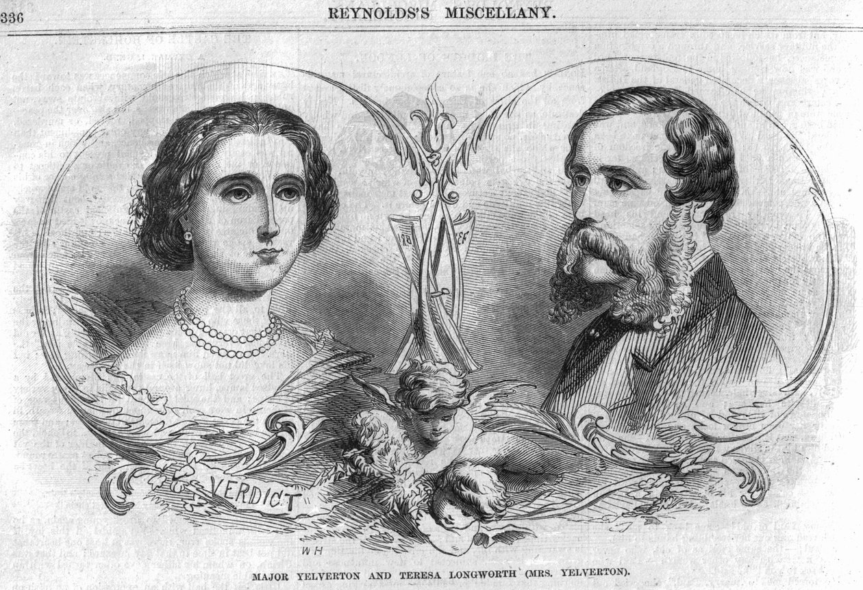 Major Yelverton og Teresa Longworth (Mrs Yelverton), illustration fra 