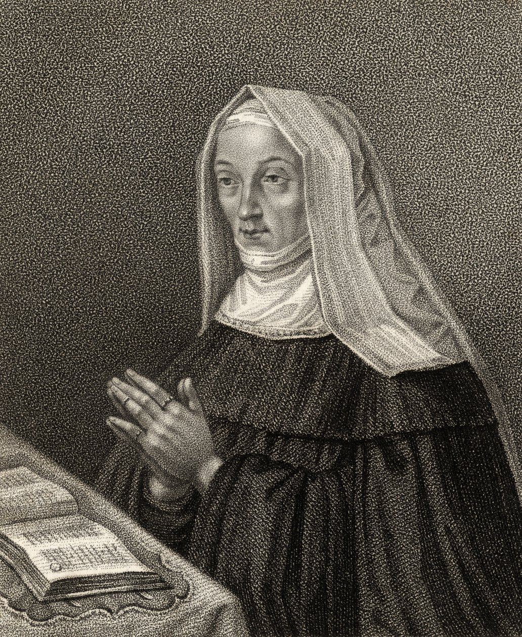 Margaret, grevinde af Richmond og Derby, graveret af Gerimia, fra 