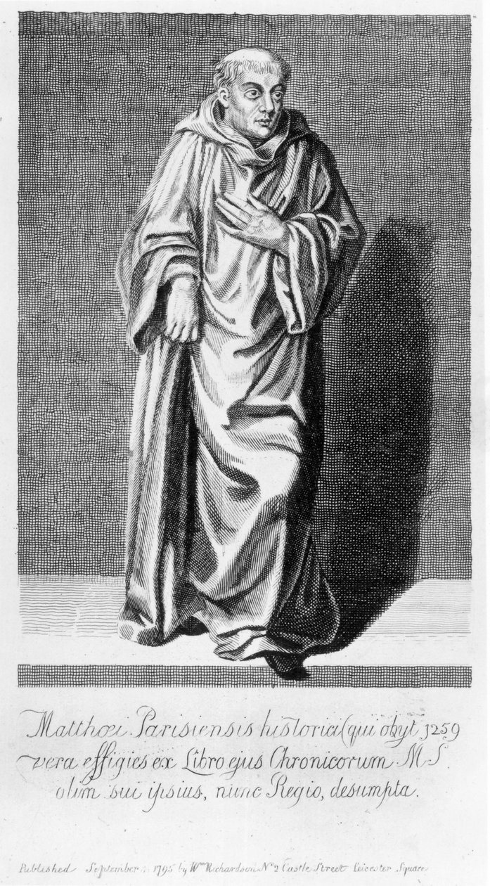 Matthew Paris, 1795 af English School