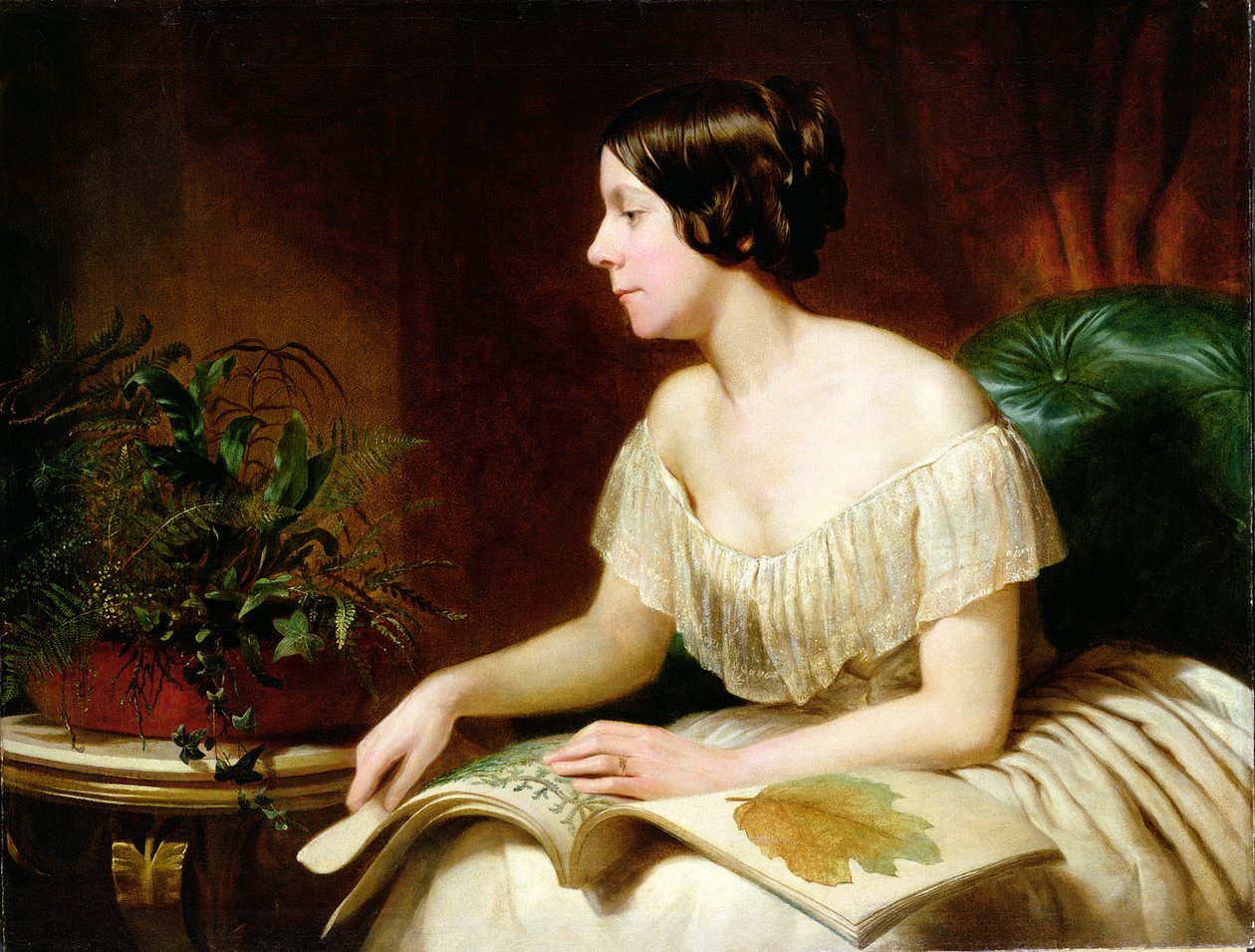 Frøken Anne Pratt (1806-93), den berømte botaniker af English School