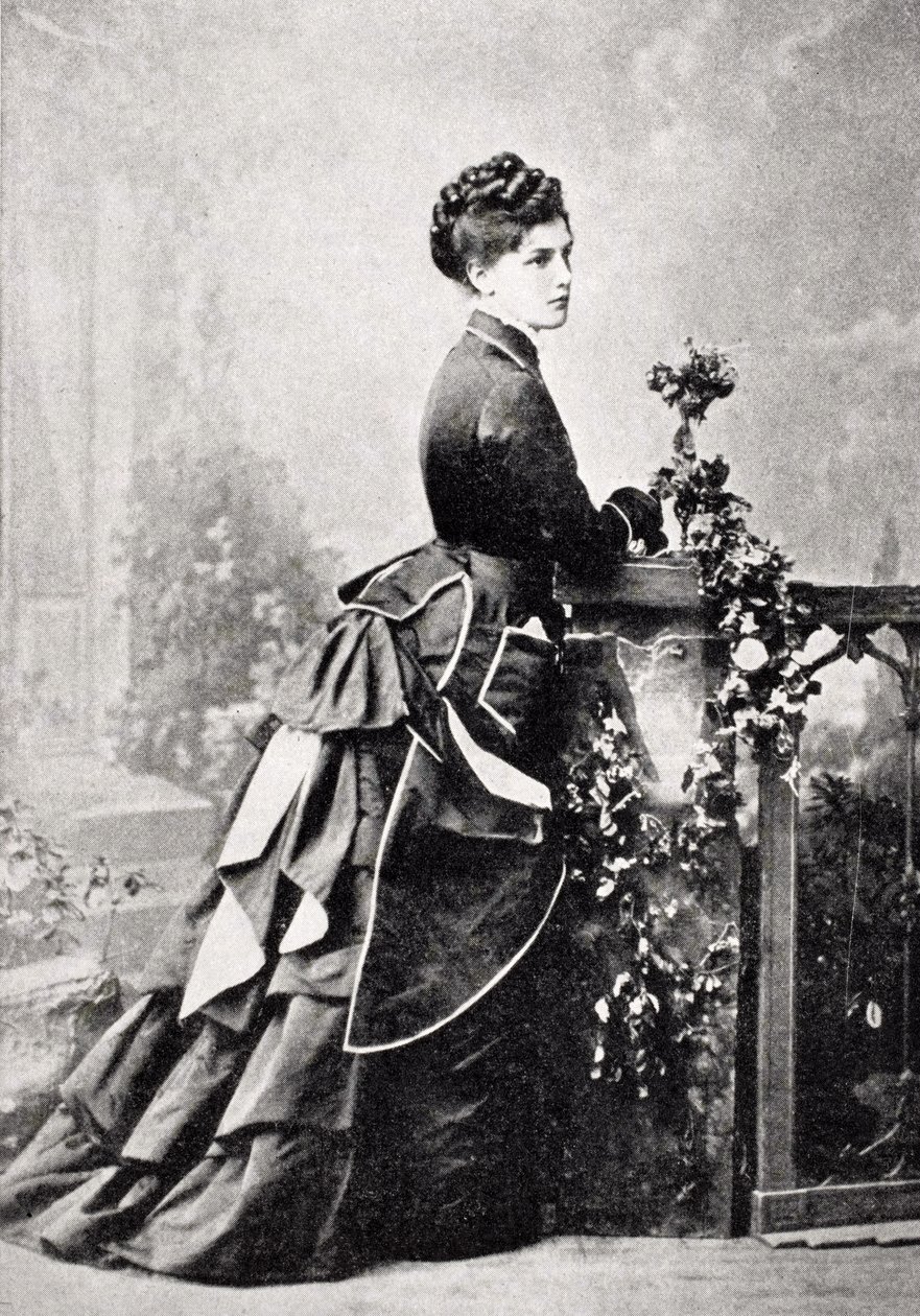Miss Jennie Jerome, senere Lady Randolph Churchill, fra 