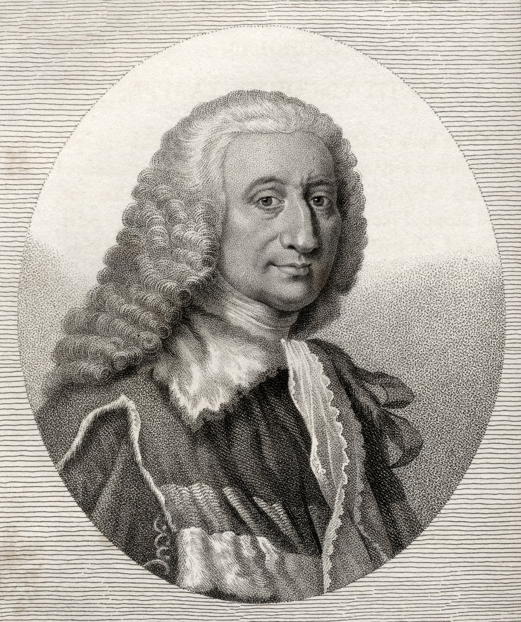 Nicholas Taaffe, graveret af Bocquet, illustration fra 
