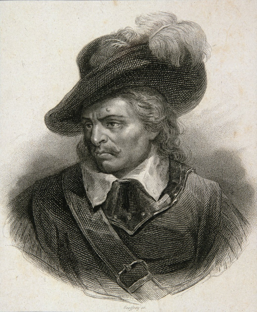 Oliver Cromwell (1599-1658) af English School