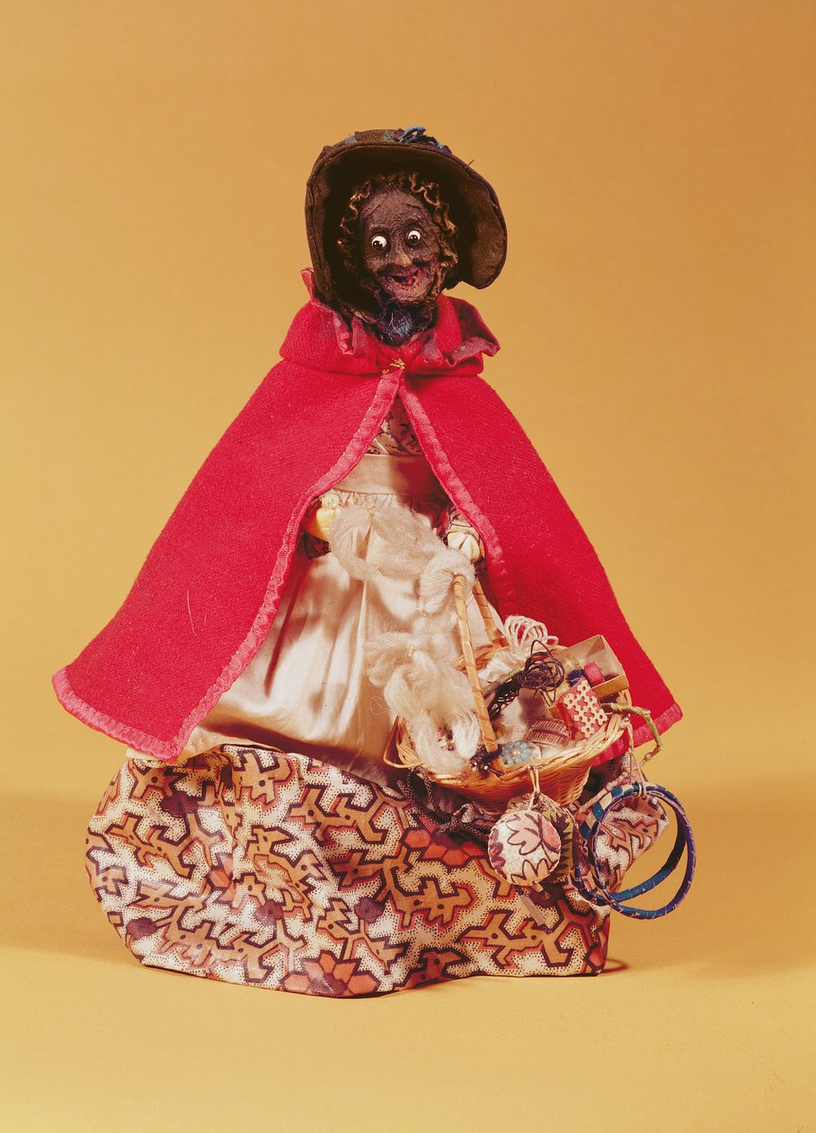 Pedlar dukke, ca. 1860-70 (blandet medier) af English School