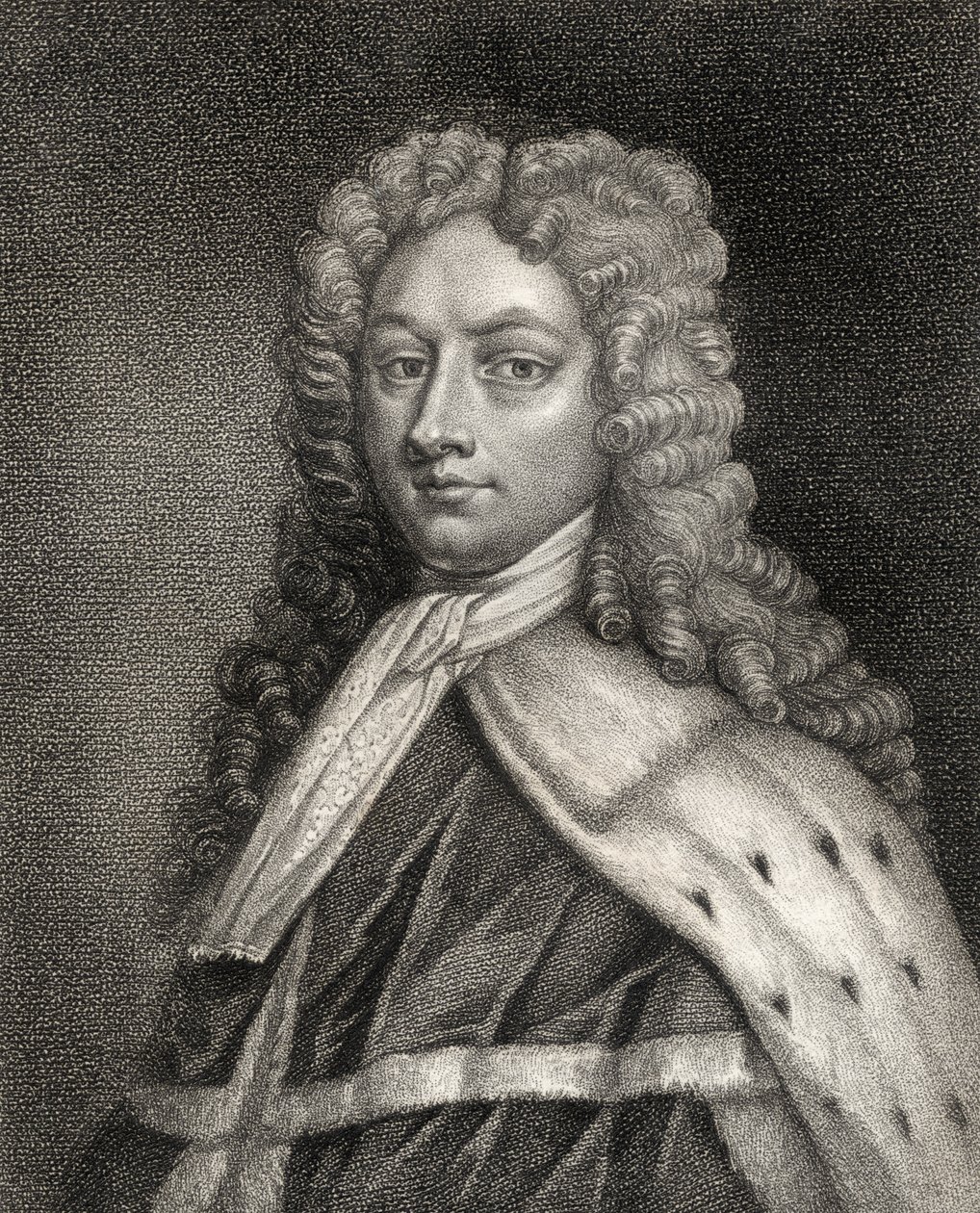Philip Wharton, graveret af Geremia, illustration fra 