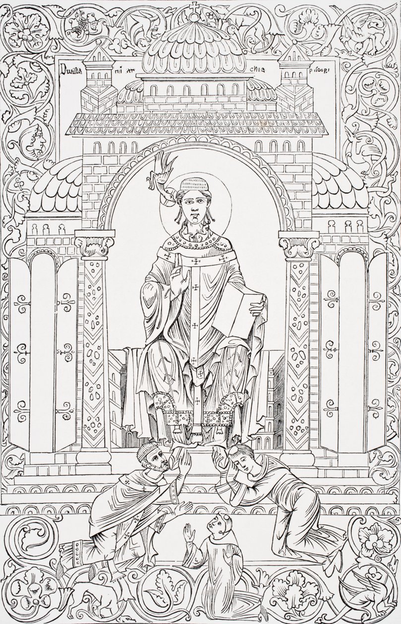 Pave Skt. Gregor I, 1848 af English School