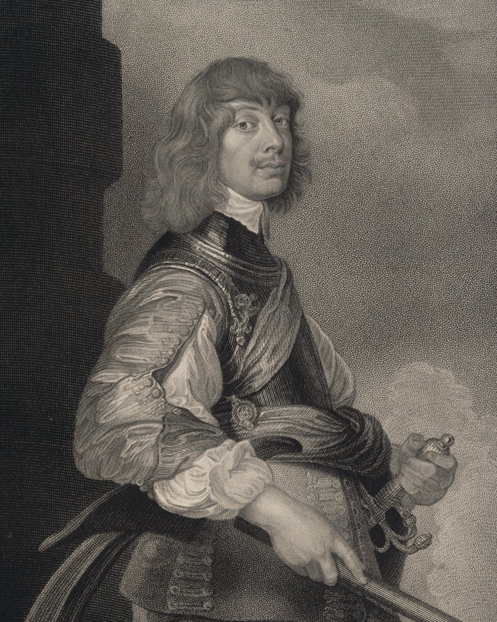 Portræt af Algernon Percy (1602-68) 10. jarl af Northumberland, fra 