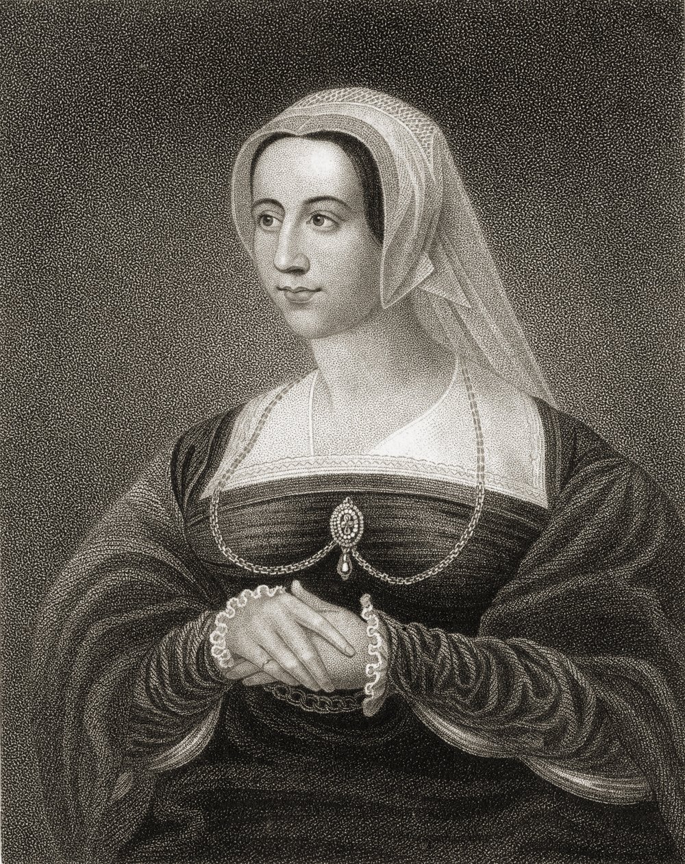 Portræt af Catherine Parr (1512-48) fra 