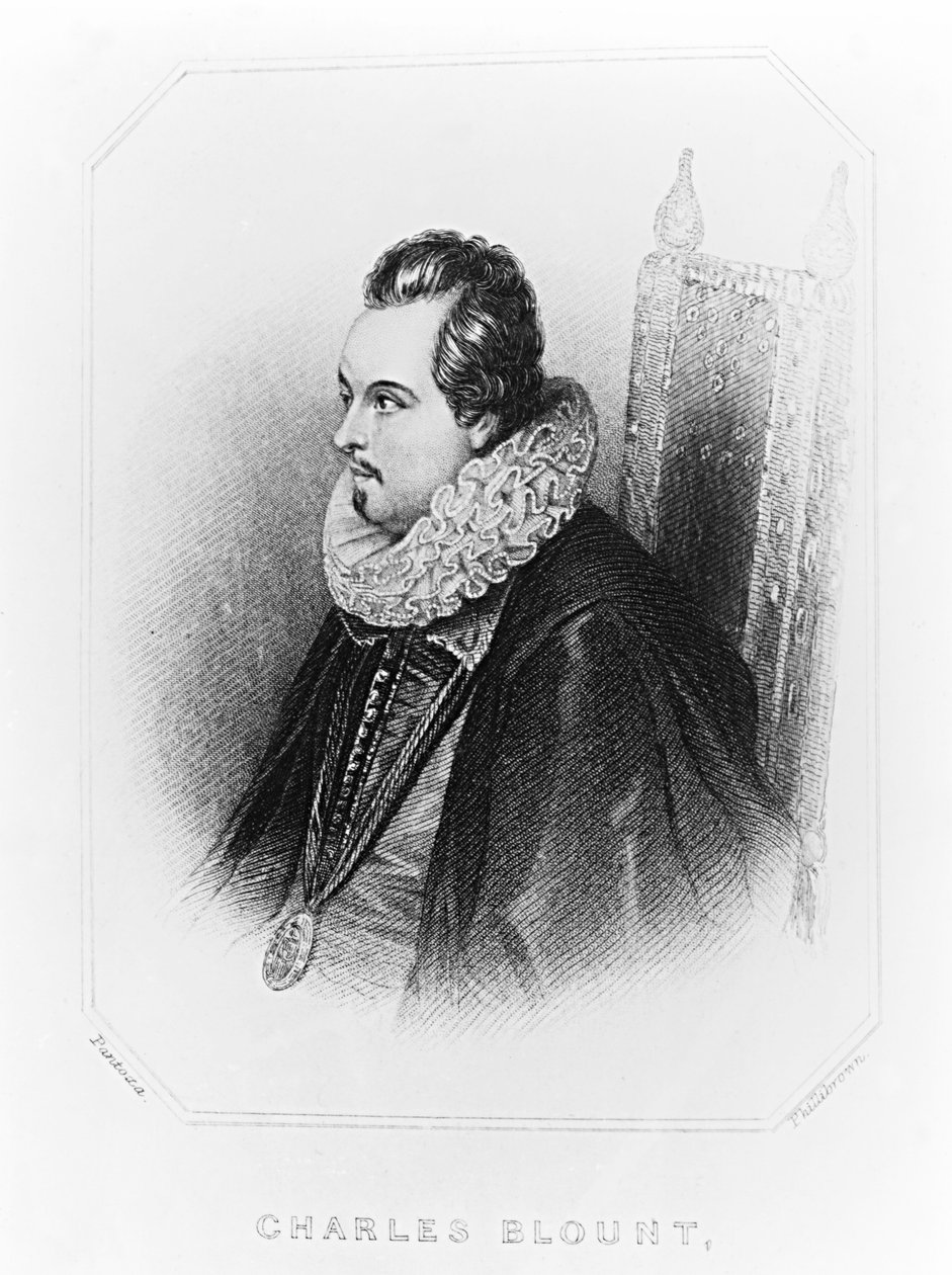 Portræt af Charles Blount (ca. 1562-1606), 8. jarl af Devonshire, fra "Lodge