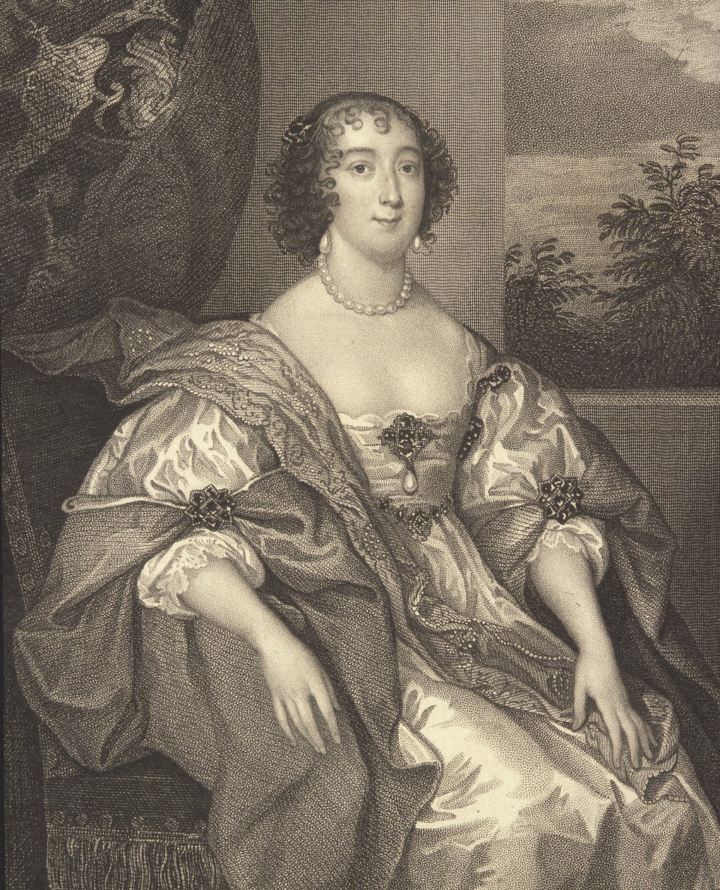Portræt af Dorothy Percy, grevinde af Leicester (ca. 1598-1659), fra 