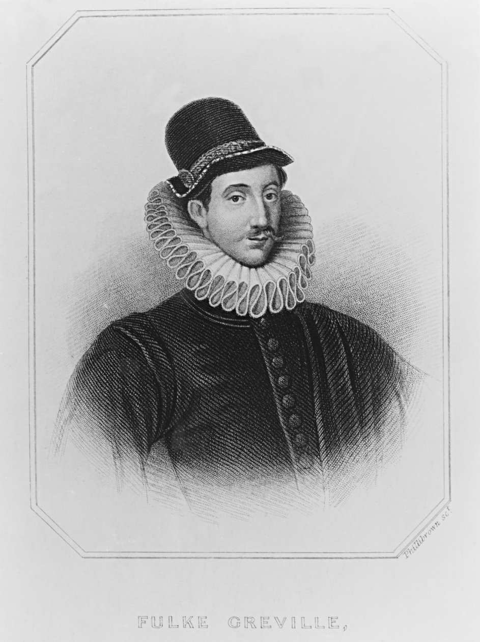 Portræt af Fulke Greville (1554-1628) 1. Baron Brooke, fra 
