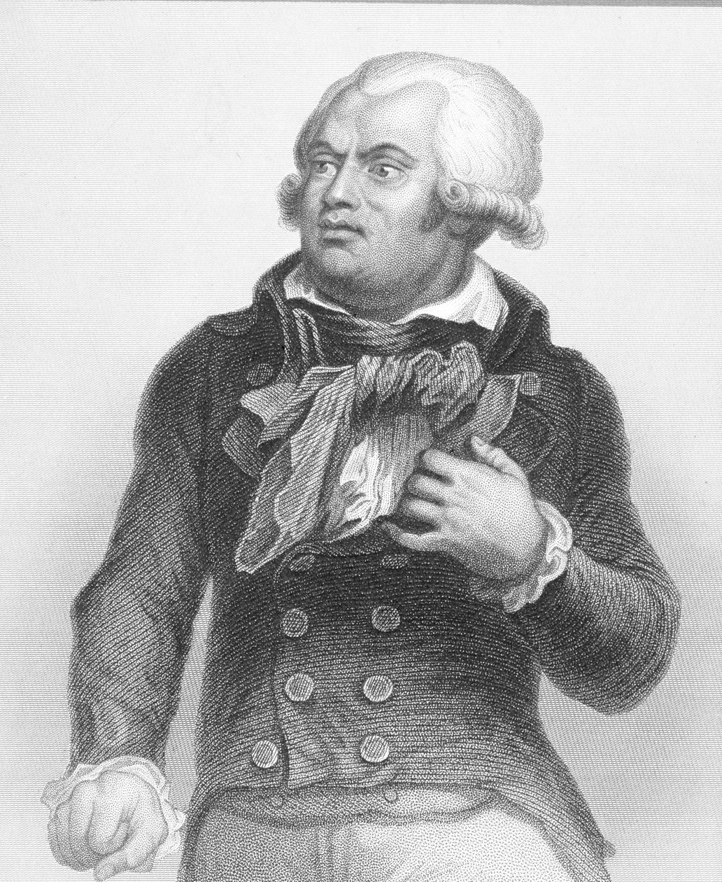 Portræt af Georges Danton (1759-94) af English School