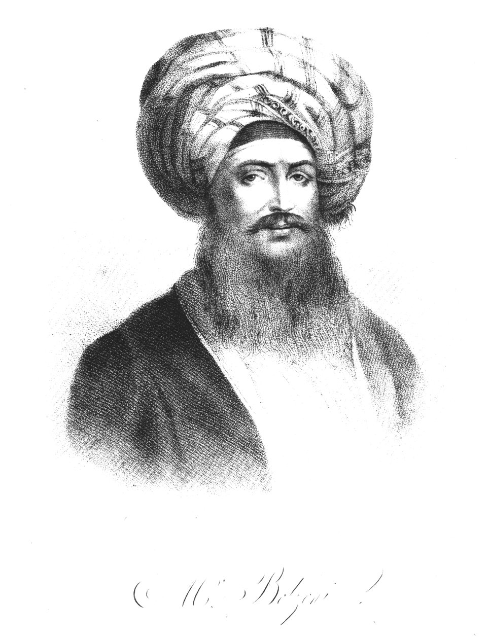 Portræt af Giovanni Battista Belzoni (1778-1823) af English School
