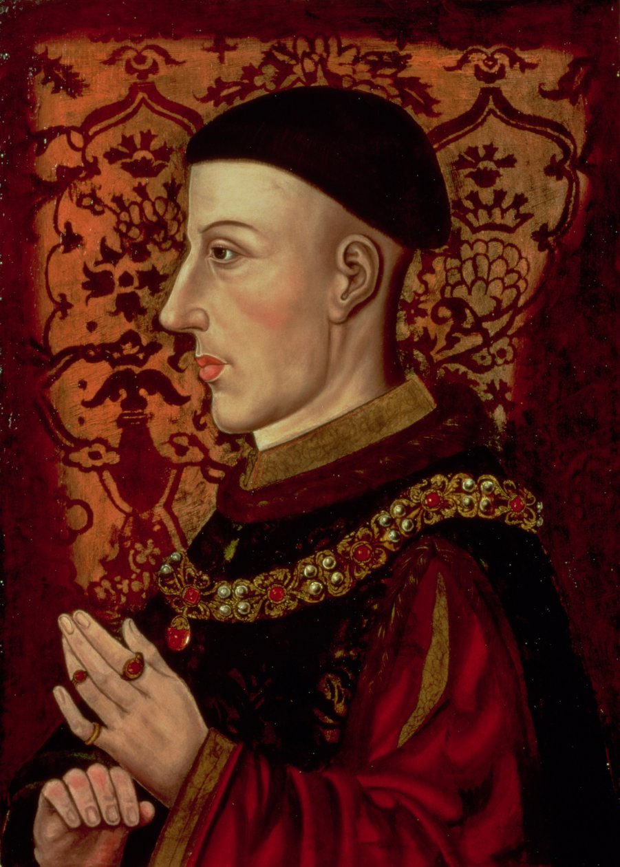 Portræt af Henrik V (1387-1422) (se 106922) af English School