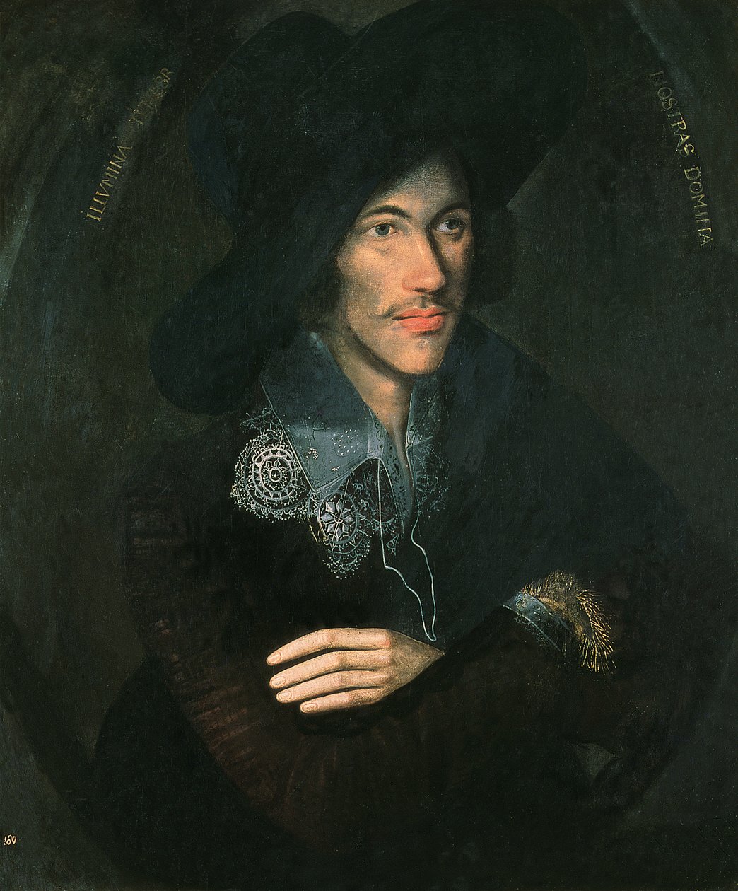 Portræt af John Donne, ca. 1595 af English School