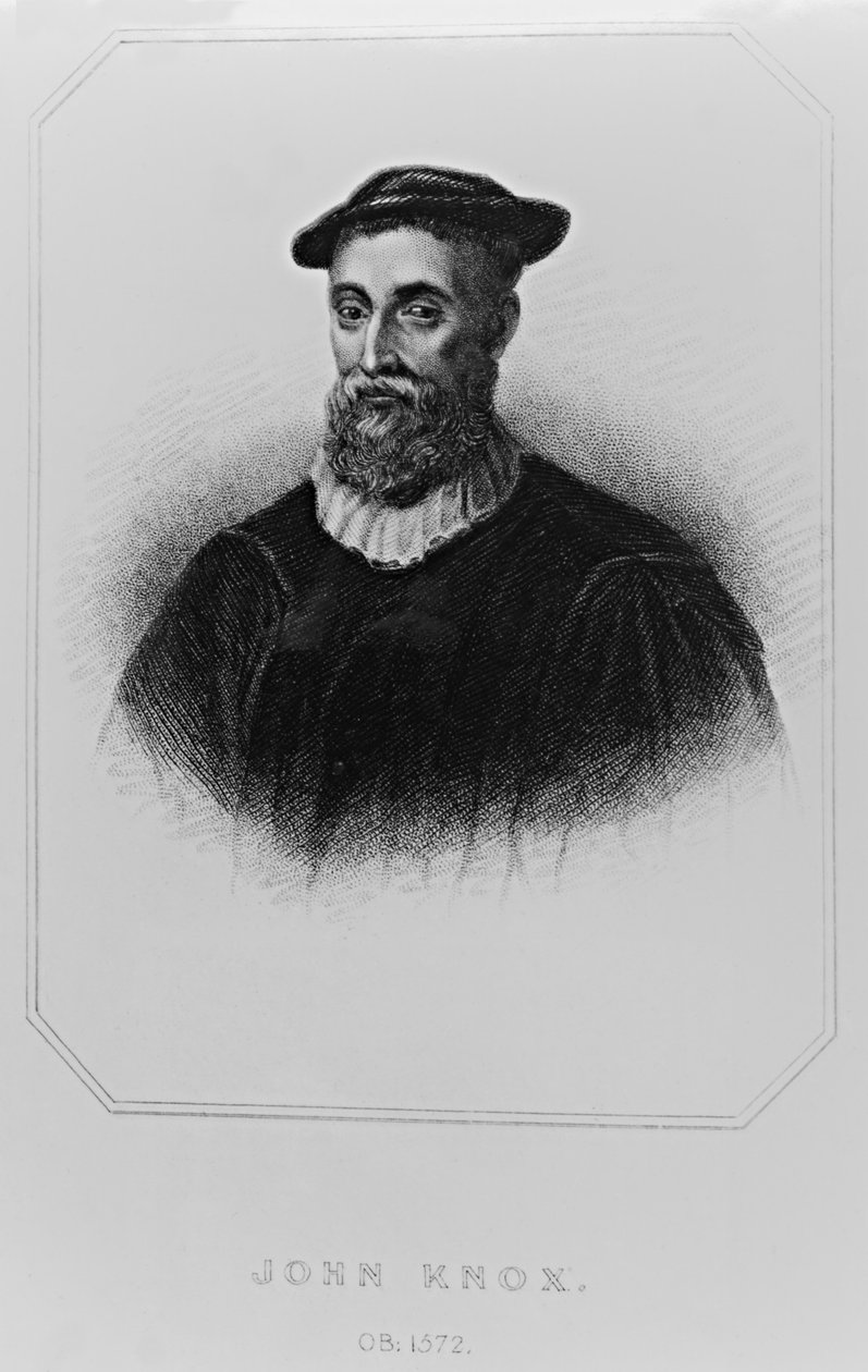 Portræt af John Knox (ca. 1514-72) fra 