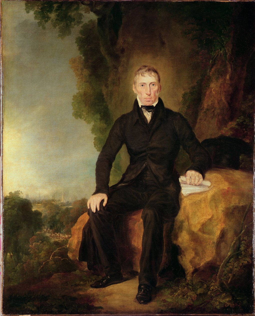 Portræt af John Loudon McAdam (1756-1836), ca. 1830 af English School