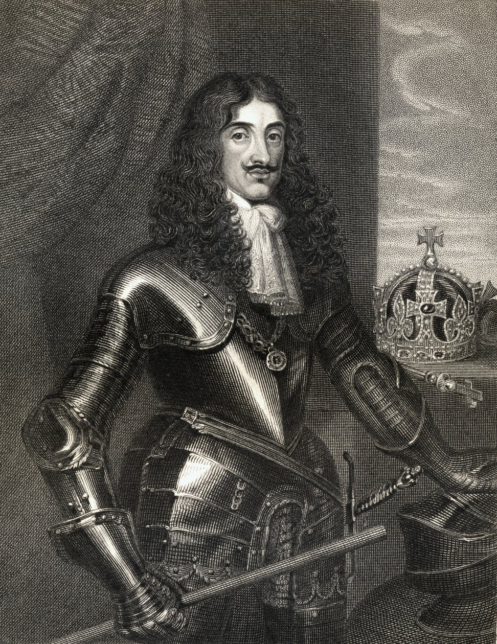 Portræt af kong Charles II (1630-85) fra 