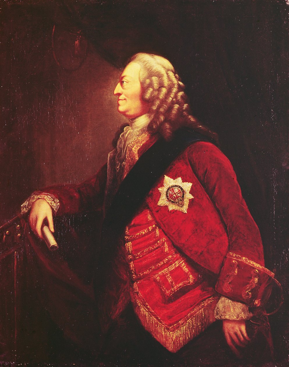 Portræt af kong George II af English School