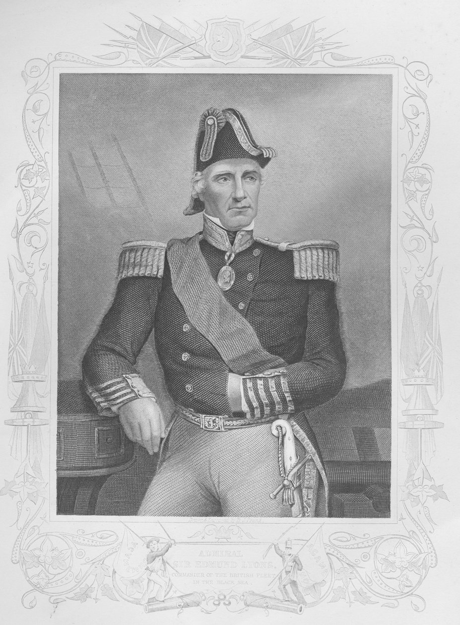 Portræt af Lord Edmund Lyons af English School