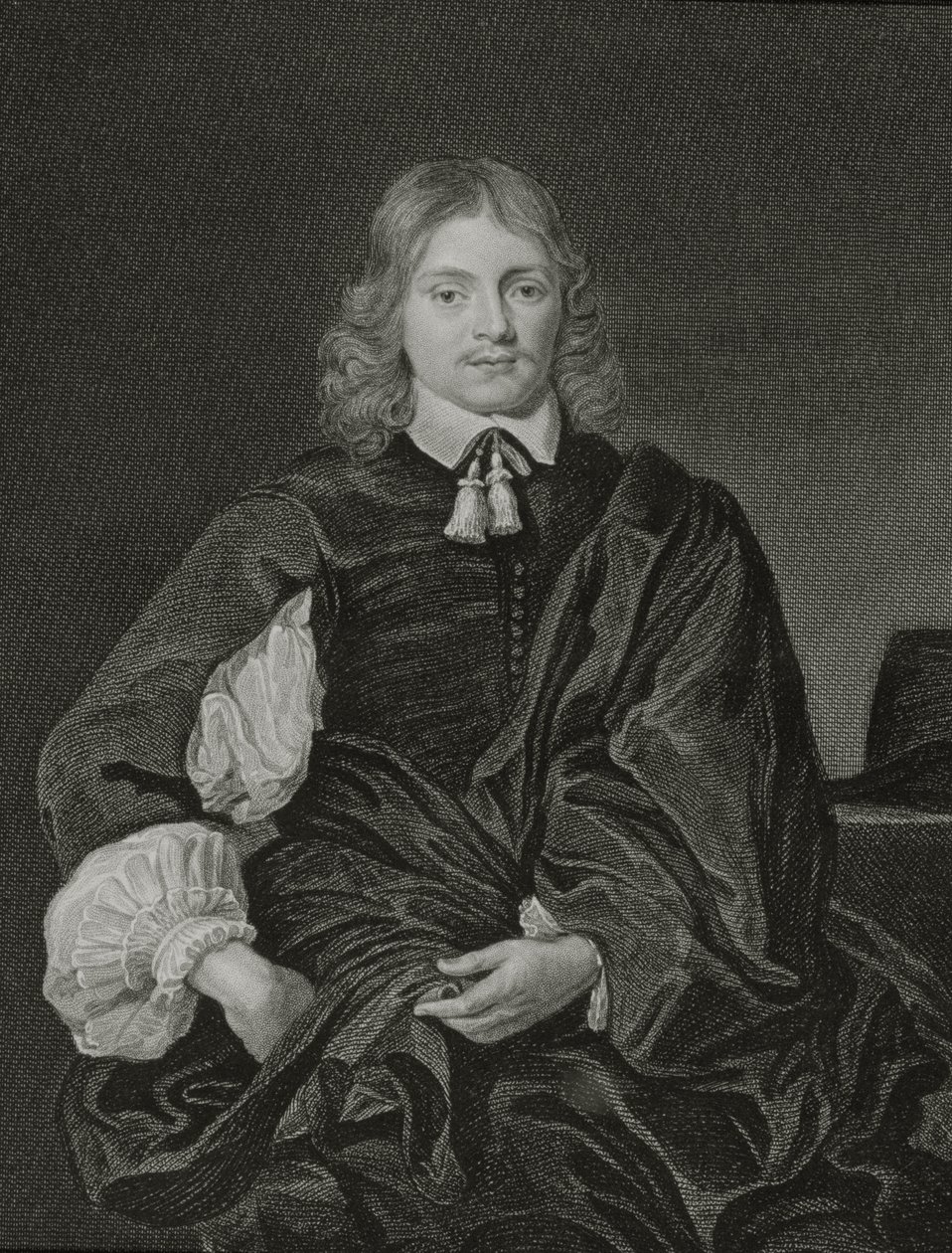 Portræt af Lucius Carey (ca. 1610-43) 2. Viscount Falkland, fra 