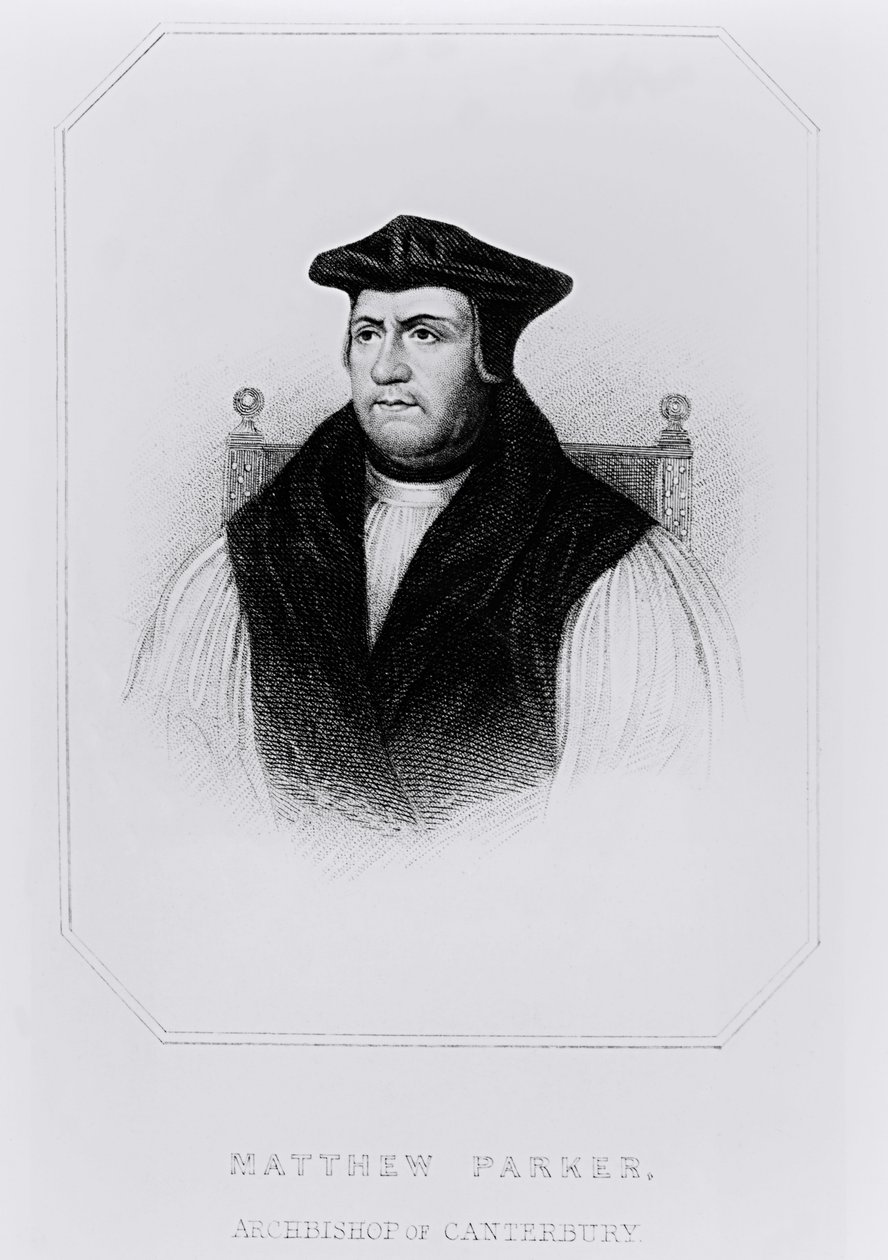 Portræt af Matthew Parker (1504-75) fra 