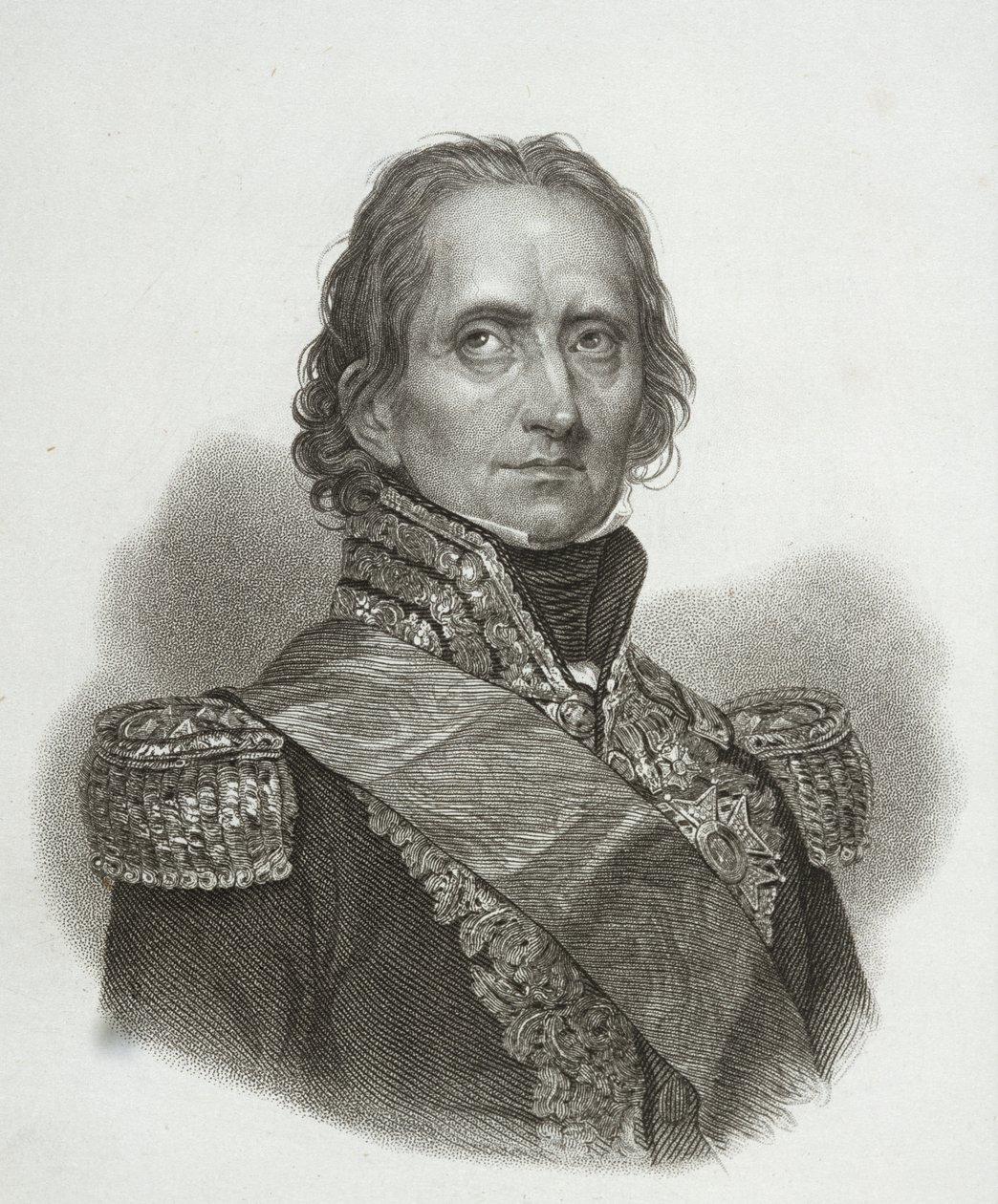 Portræt af Nicolas Jean-de-Dieu Soult (1769-1851) Duc de Dalmatie, marskal af Frankrig og premierminister af English School