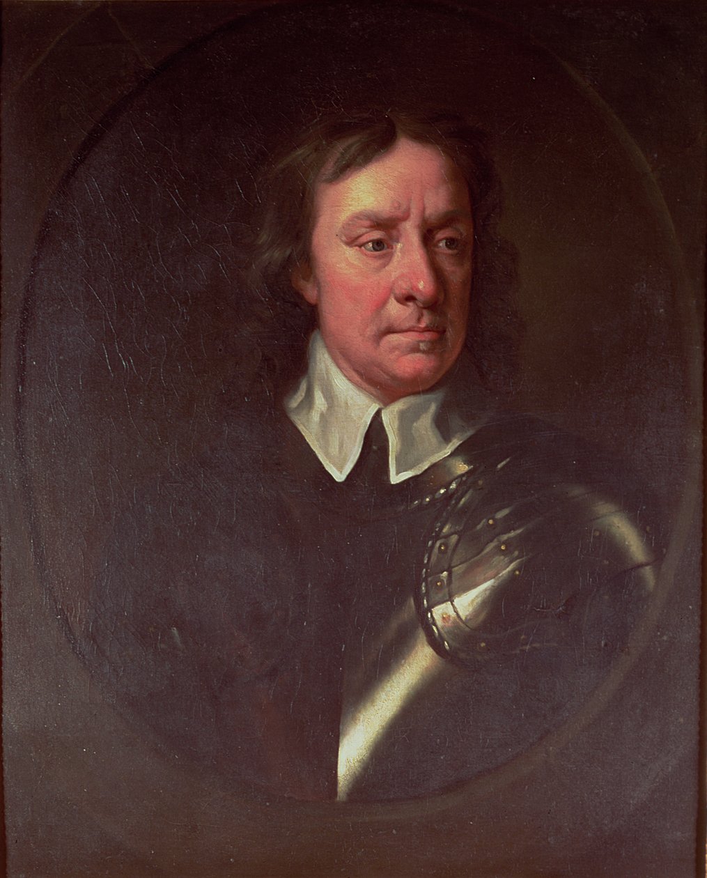 Portræt af Oliver Cromwell (1599-1658) af English School