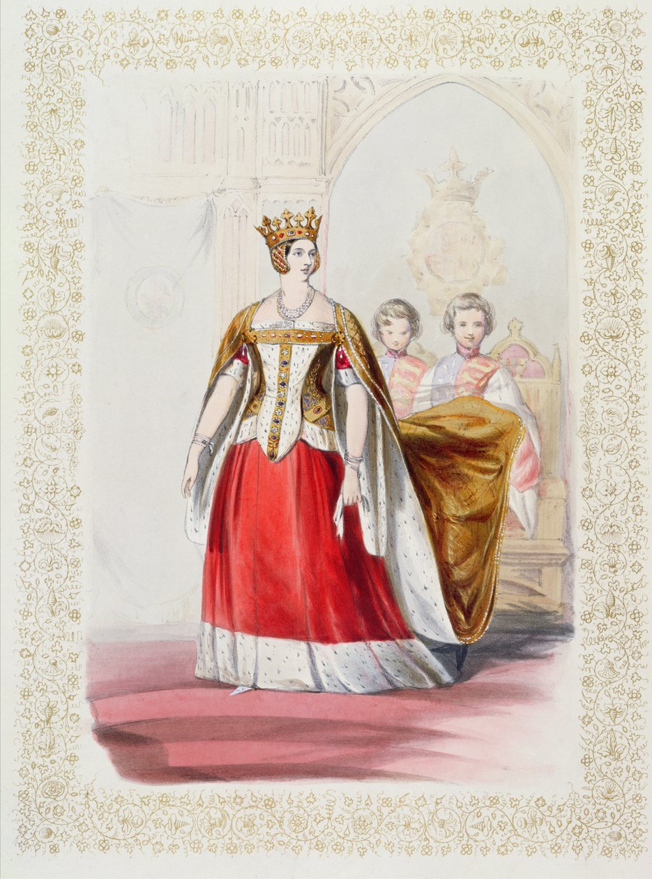 Portræt af dronning Victoria af English School