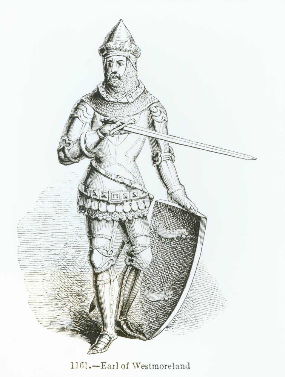 Portræt af Ralph Neville, sjette baron af Neville af Raby og første jarl af Westmorland (1364-1425) af English School