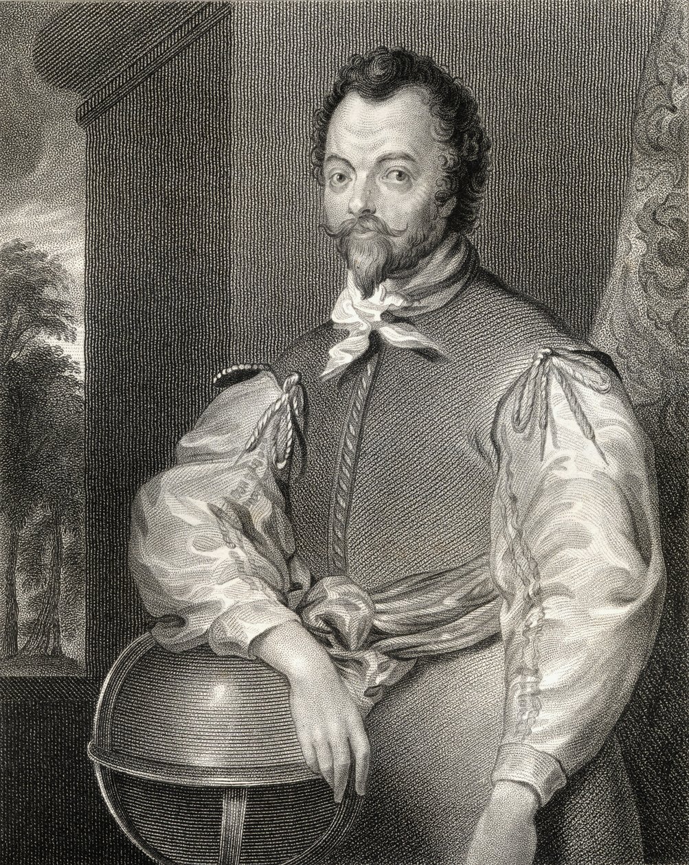 Portræt af Sir Francis Drake (154043-1596) fra 