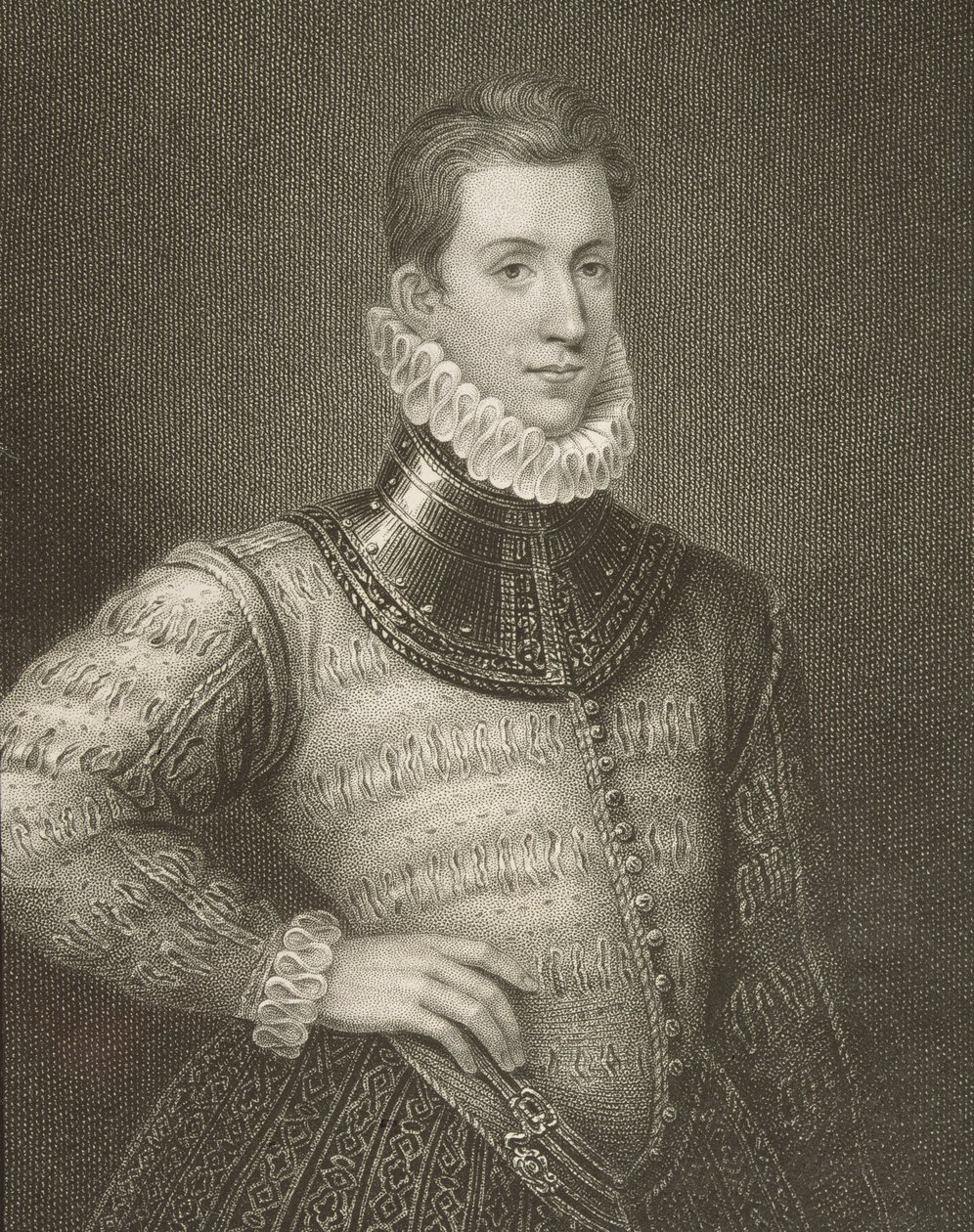 Portræt af Sir Philip Sidney (1554-1586) fra 
