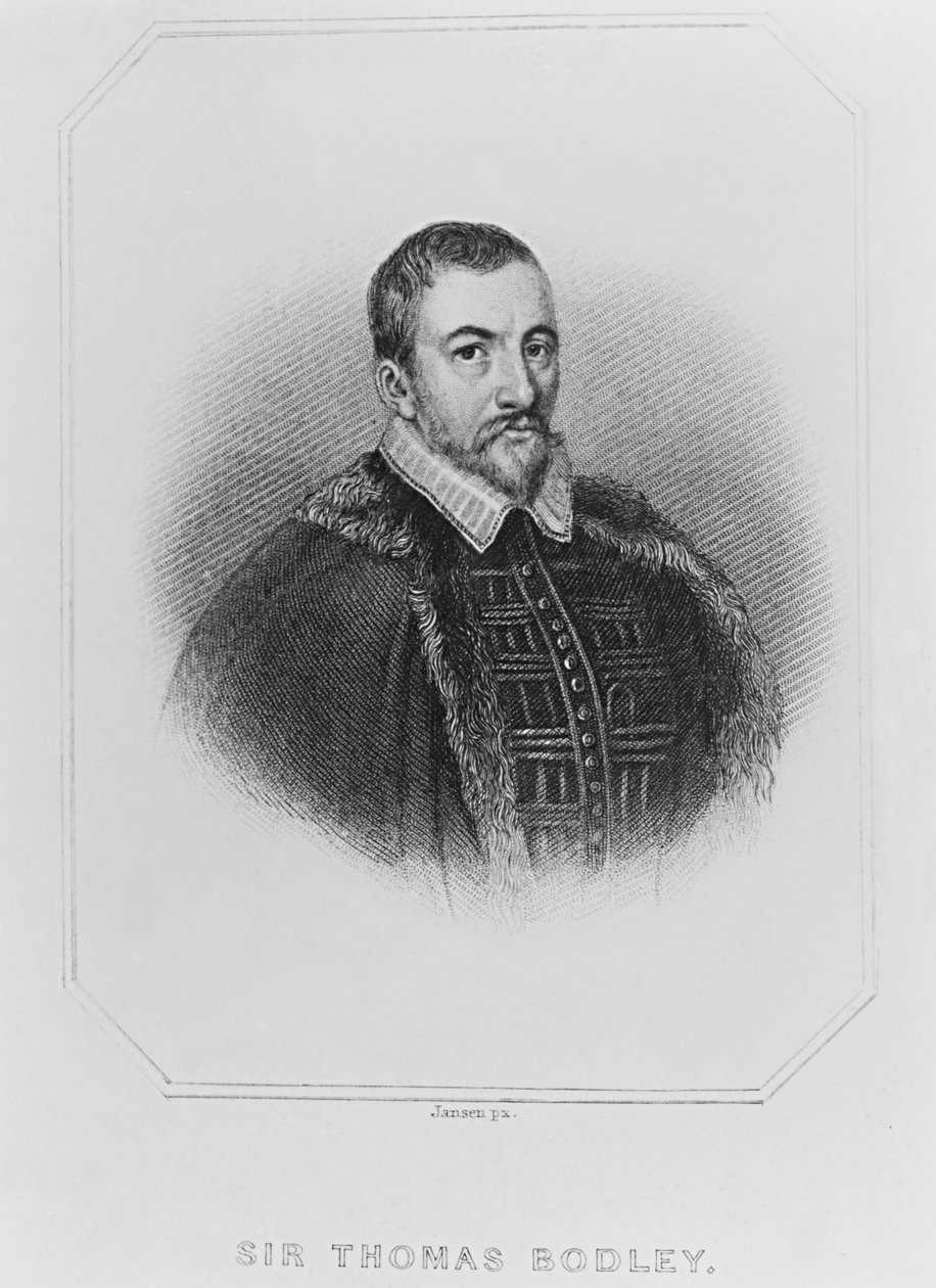 Portræt af Sir Thomas Bodley (1545-1613) fra 