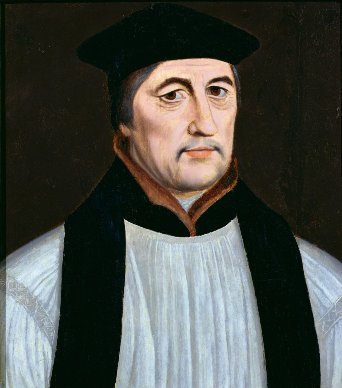 Portræt af Stephen Gardiner, biskop af Winchester og Lord High Chancellor of England (1493-1555) af English School