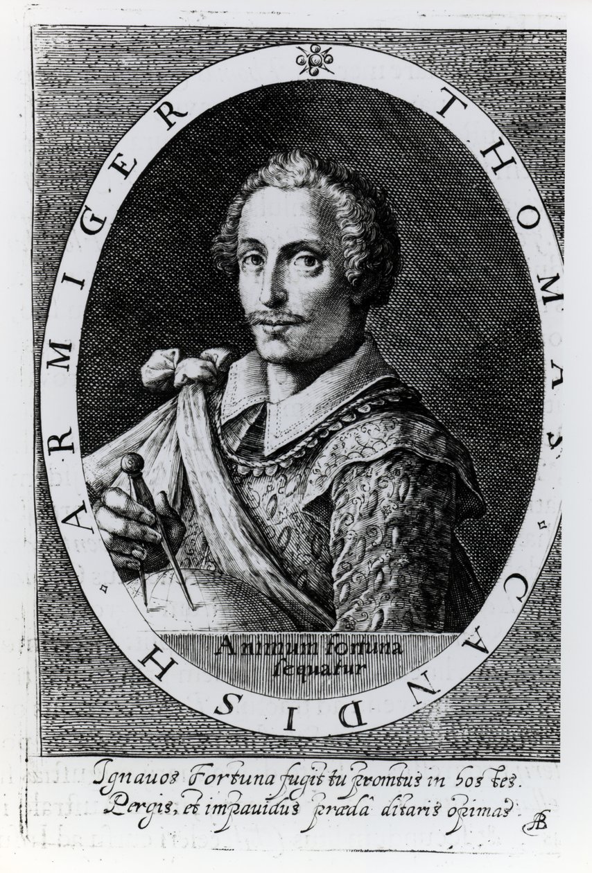 Portræt af Thomas Cavendish (1560-92) af English School