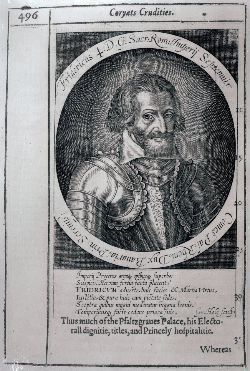 Portræt af Thomas Coryate (ca. 1577-1617) fra 