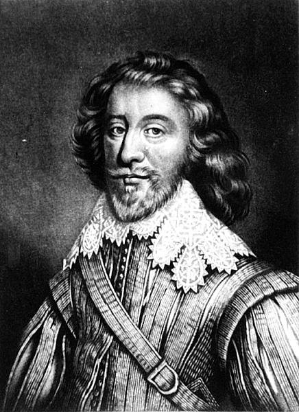 Portræt af William Fielding, jarl af Denbigh (d.1643) graveret af Robert Dunkarton (1744-c.1817) fra Illustrious Characters in British History (mezzotint) af English School