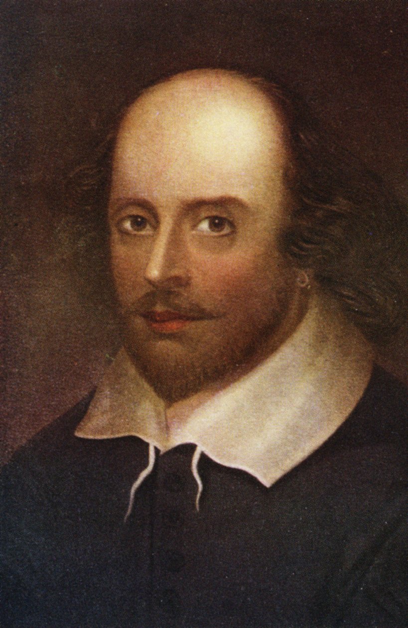 Portræt af William Shakespeare (1564-1616) af English School