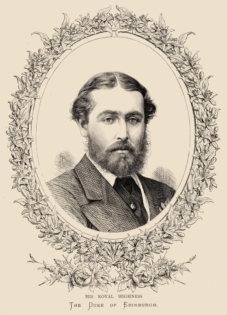 Prins Alfred (1844-1900) hertug af Edinburgh og Saxe-Coburg Gotha af English School