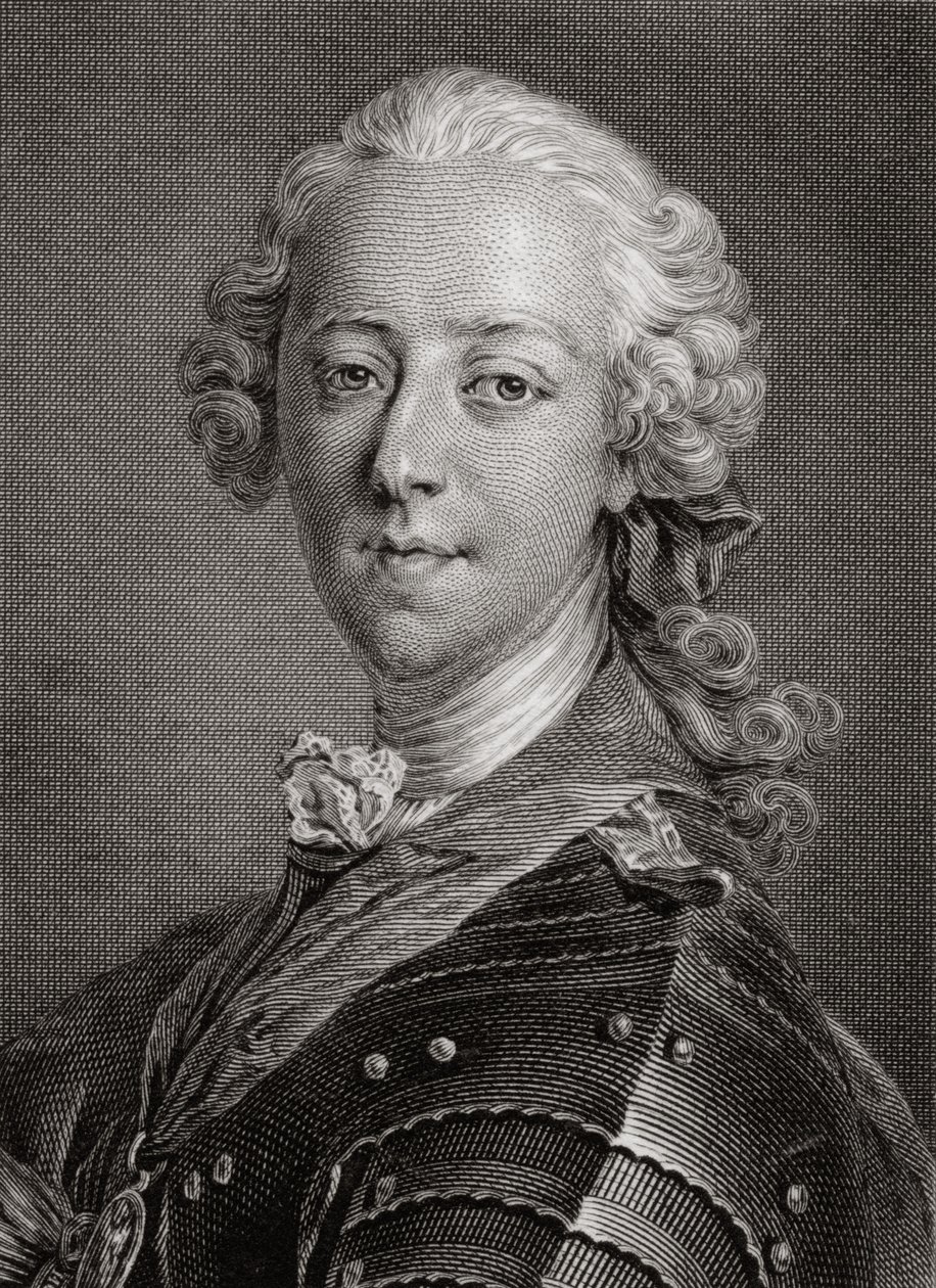 Prins Charles Edward Louis Philip Casimir Stewart (1720-88), The Young Pretender, kendt som Bonnie Prince Charlie af English School